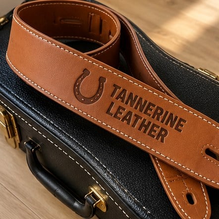 Custom Leather Guitar Straps