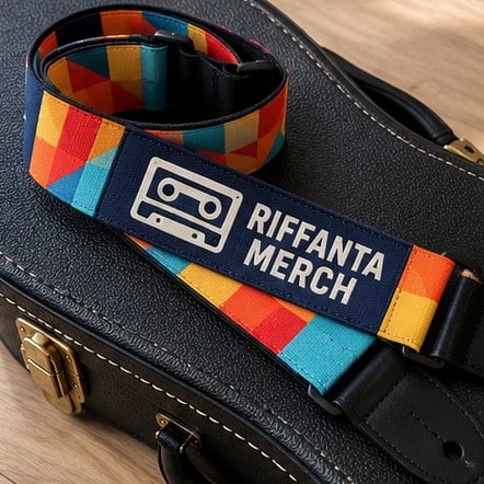 Custom Printed Polyester Guitar Straps